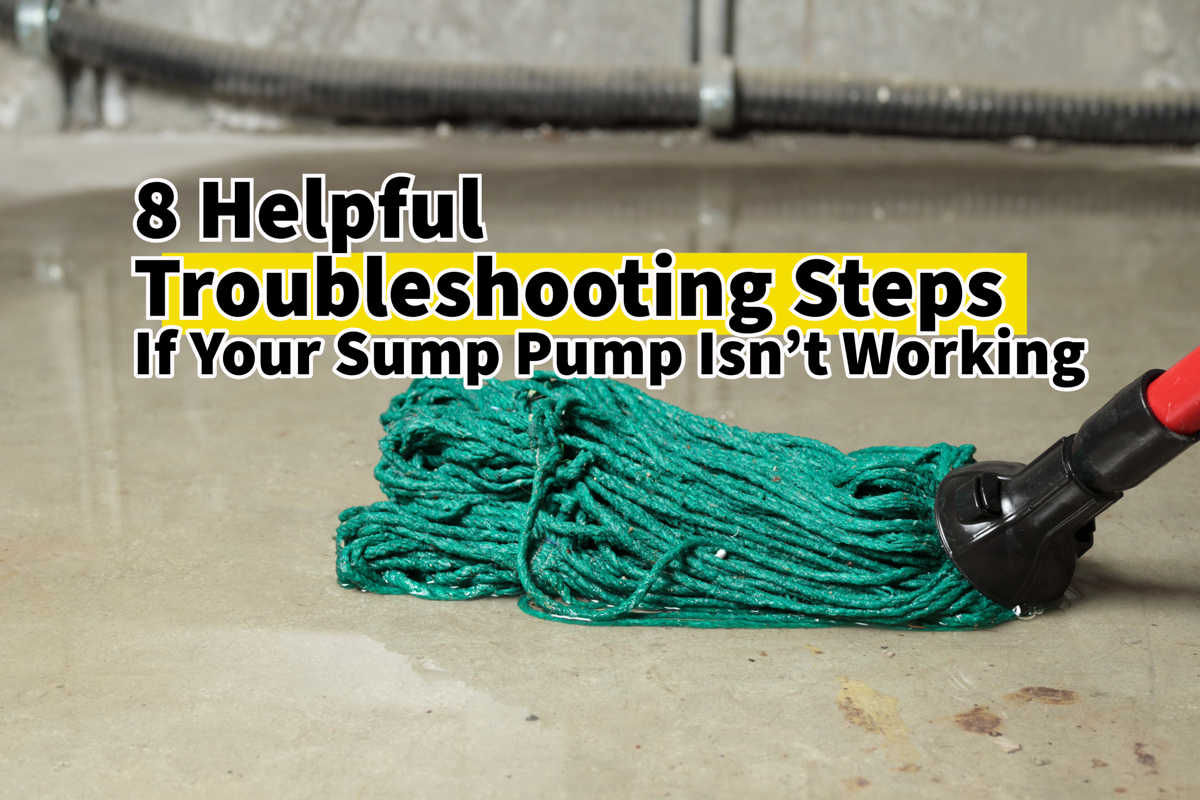 A homeowner’s guide to troubleshooting a malfunctioning sump pump. Plumbing and drain services in Cincinnati, Ohio.